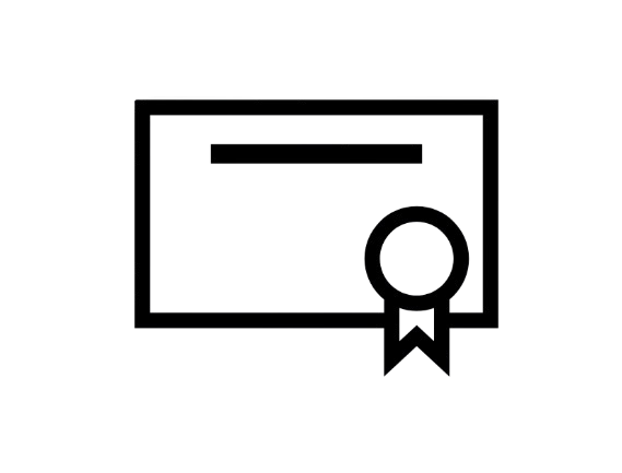 Certificate icon